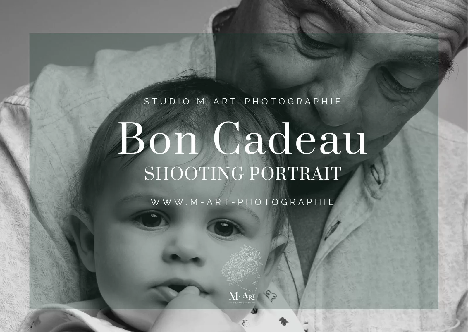 Bon cadeau photographie portrait solo / portrait famille Lyon - Chavanoz - Rhône-Alpes. Studio avec tenues et accessoires. M-art-photographie.