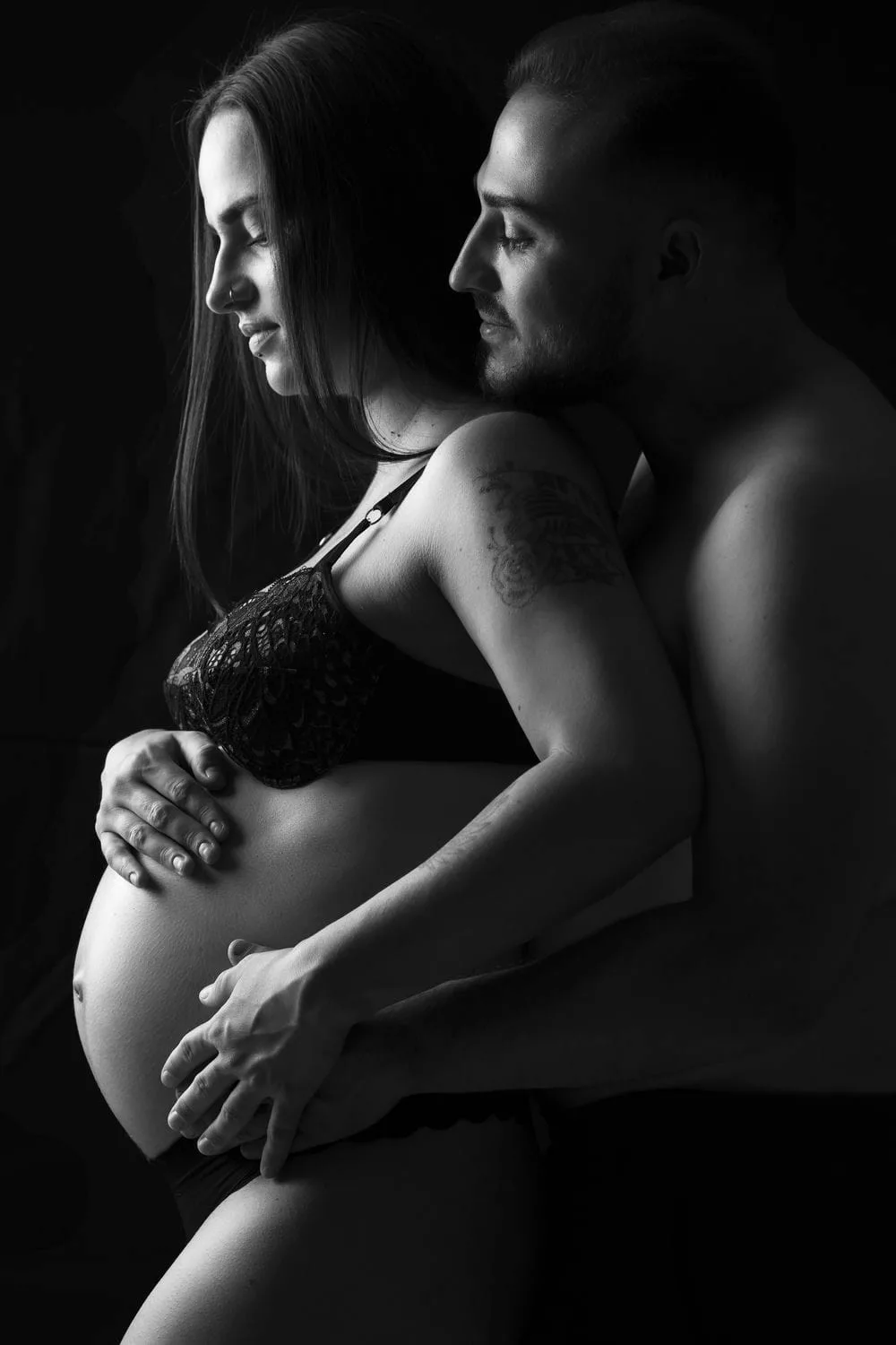 Future parent - shooting grossesse en studio à Lyon